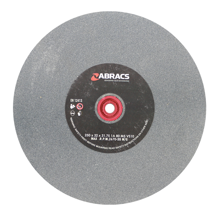 Abracs AL/OX Grind Wheel, 250mm x 32mm x 80g, PHGW25032A080