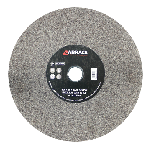 Abracs AL.OX Grind Wheel, 300mm x 50mm x 36g, PHGW30050A036