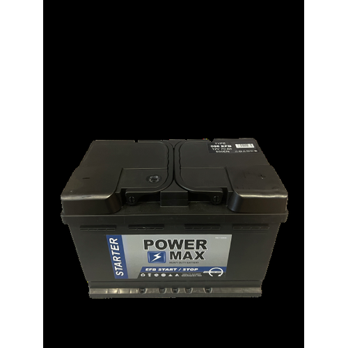 Powermax PM096EFB Start Stop EFB Car Battery 12V 70Ah Type 096EFB, 3 Years Warranty