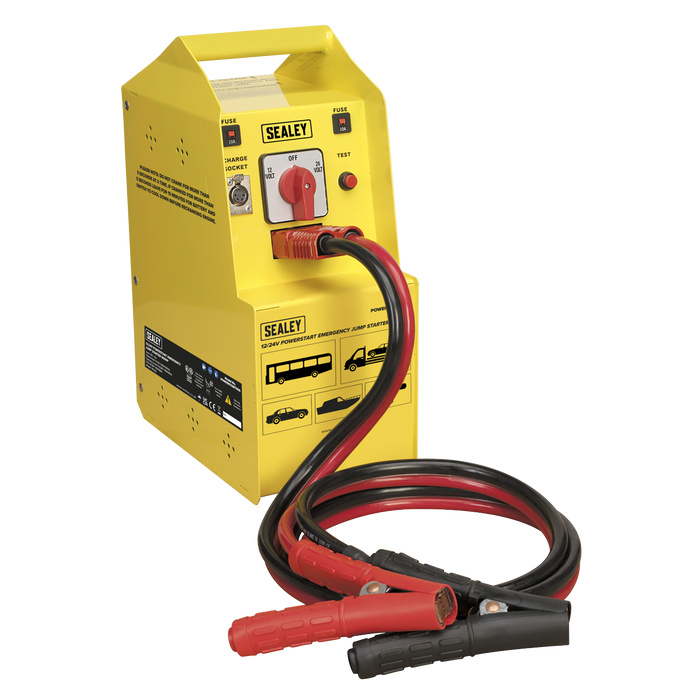 Sealey POWERSTART900 PowerStart Emergency Jump Starter 900hp Start 12/24V