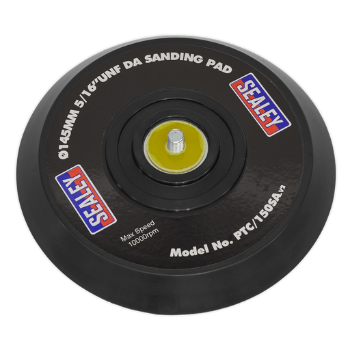Sealey DA Backing Pad for Stick-On Discs Ø145mm 5/16"UNF, PTC/150SA