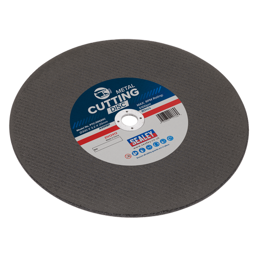 Sealey Cutting Disc Flat Metal,Ø300 x 3.2 x 20mm, PTC/30020C