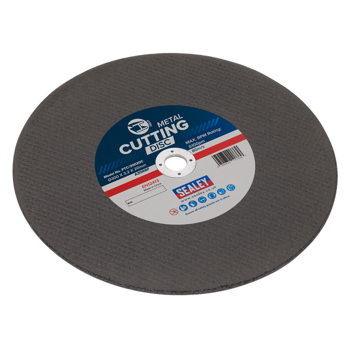 Sealey Cutting Disc Flat Metal,Ø300 x 3.2 x 20mm, PTC/30020C