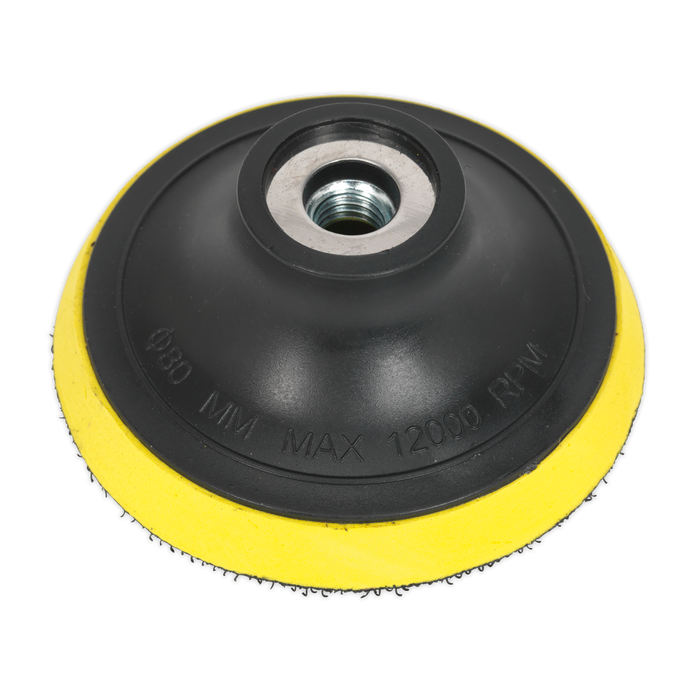 Sealey Hook-and-Loop Backing Pad, Ø75mm M10 x 1.5mm, PTC75VM10