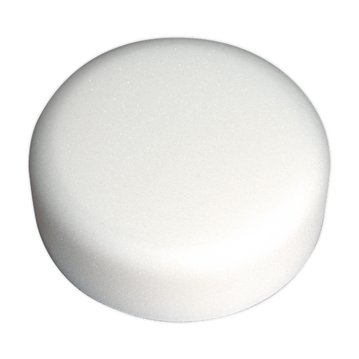 Sealey Buffing & Polishing Foam Hook-and-Loop, Ø150 x 50mm White/Dense, PTCCHV150W