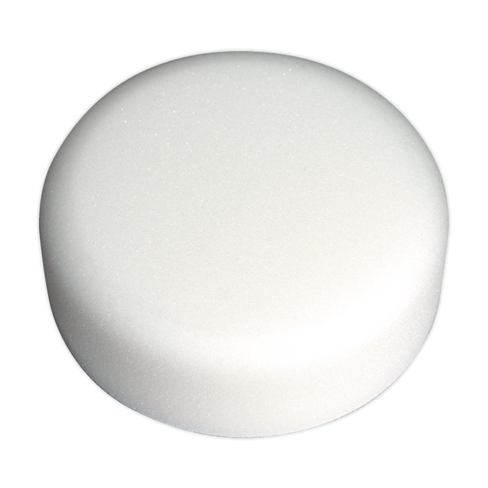 Sealey Buffing & Polishing Foam Hook-and-Loop, Ø150 x 50mm White/Dense, PTCCHV150W