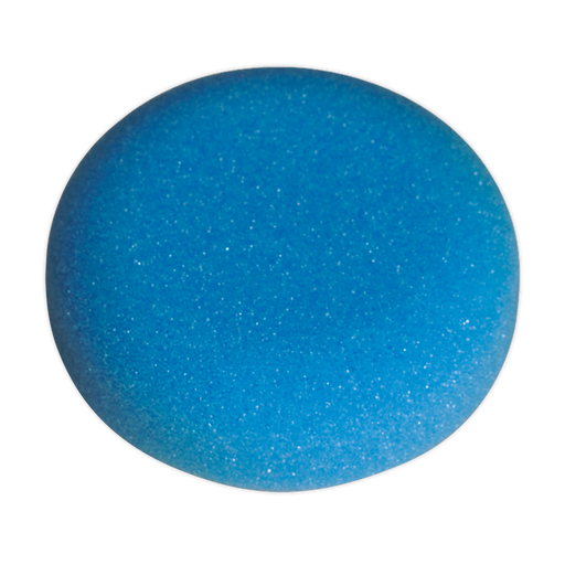 Sealey Buffing & Polishing Foam Hook-and-Loop, Ø80 x 25mm Blue/Medium, PTCCHV79B