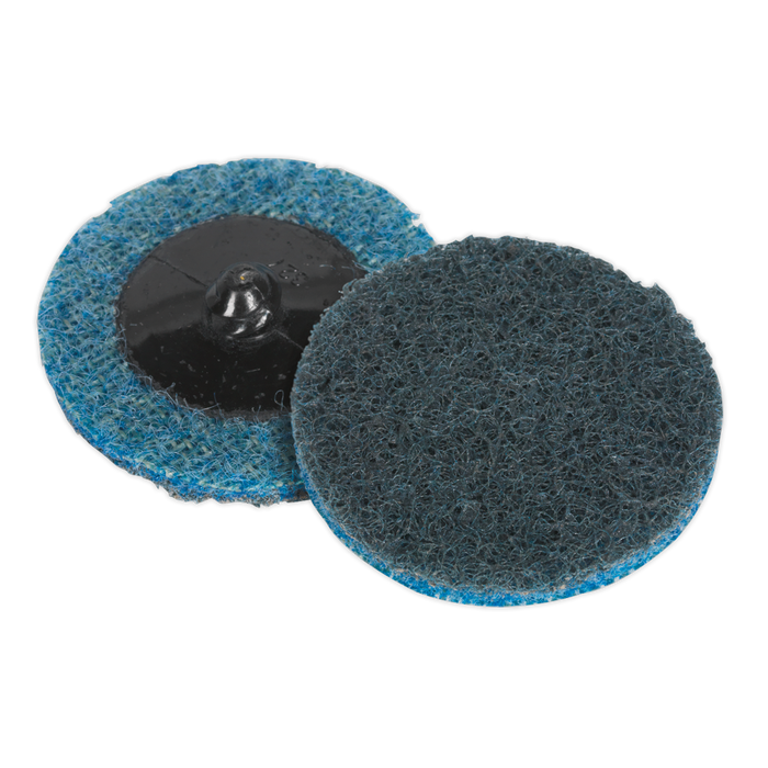 Sealey Quick-Change Preparation Pad, Ø50mm Fine - Pack of 10, PTCQC50F