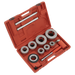 Sealey PTK992 Pipe Threading Set 7pc - 3/8" to 2" BSPT Ratchet Die Stock Kit, Ex-Showroom, Grade B, 6 Months Warranty