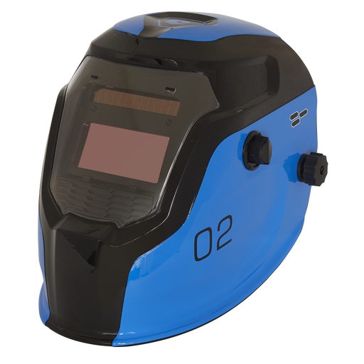 Welding Helmet Auto Darkening - Shade 9-13 - Blue, PWH2, Sealey