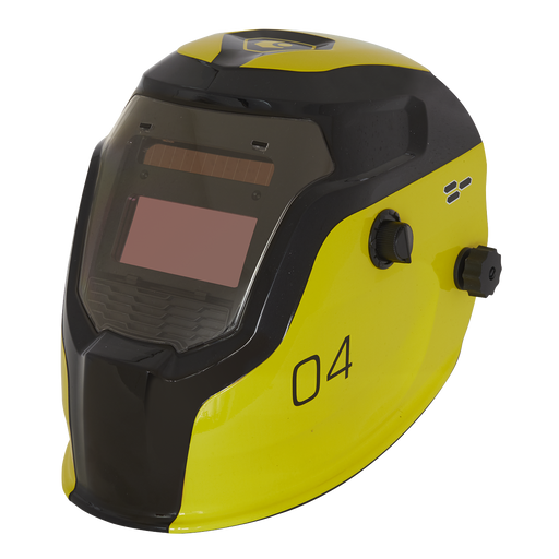 Welding Helmet Auto Darkening - Shade 9-13 - Yellow, PWH4, Sealey
