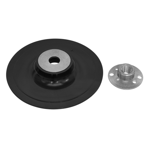 Sealey Rubber Backing Pad, Ø125mm - M14 x 2mm, RBP125