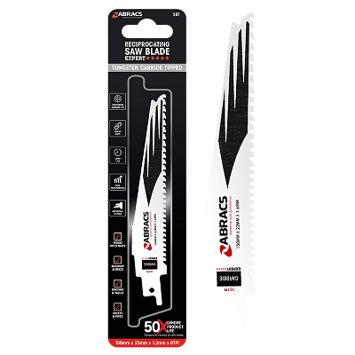 Abracs Recip Blade 175x24x1.2mm - Drywall - Pack of 5, RBSDW175