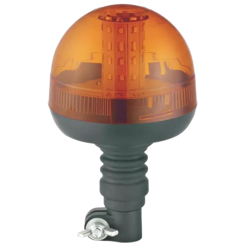 Beacon - Amber Colour, Rotating & Agri LED, 10-30V Flexi DIN Mount, LAP Electrical - RCB040LED