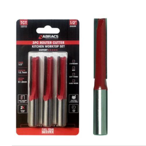 Abracs 5 Pieces Kitchen Fitters Router Cutter Set, RCSET2