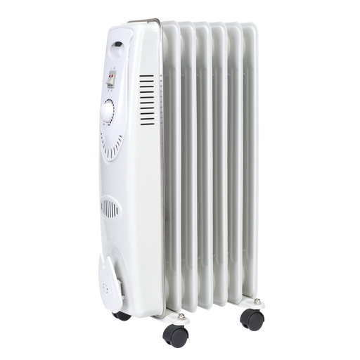 Sealey RD1500 Oil Filled Radiator 1500W/230V 7-Element, Ex-Showroom, Grade B, 6 Months Warranty