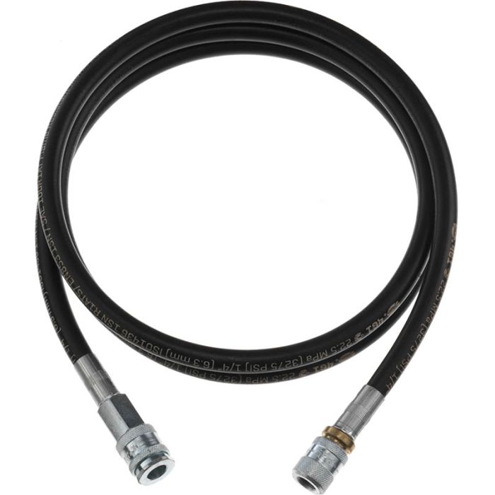 PCL RHA2134 AFG6 High Pressure Hose Assembly 2m 4G1 Hose, XF-Euro Coupling to 8V1 Screw-On Connector