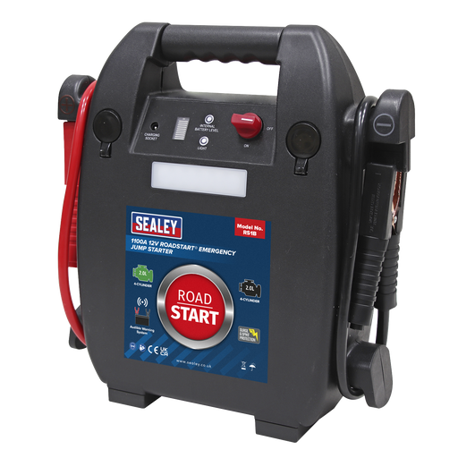 Sealey RS1B RoadStart® Jump Starter 12V 2L 4-Cyl, Re-Boxed, Grade A, 12 Months Warranty