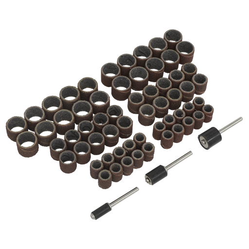 Sealey Rotary Tool Sanding Bands - Set 63Pcs, RTA63SB
