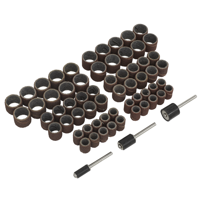 Sealey Rotary Tool Sanding Bands - Set 63Pcs, RTA63SB