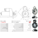 Starter Motor for BOSCH, Ref - 0001110138