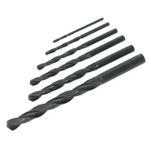 Sealey S01039 HSS Drill Bit Set 6pc DIN 338
