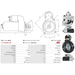 Starter Motor Fits Citroën Model JUMPER I Bus (244) 2.8 HDi 4x4