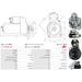 Starter Motor Fits Ford Model KA (RU8) 1.2