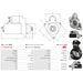 Starter Motor Fits Vw Model ARTEON (3H7,3H8) 2.0 TDI