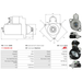 Starter Motor Fits Man Model TGE Platform/Chassis (UZ_) 2.0 TDI