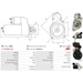 Starter Motor Fits Toyota Model YARIS (_P9_) 1.4 D-4D (NLP90_)