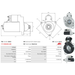 Starter Motor Fits Seat Model ALTEA XL (5P5) 2.0 TDI 16V