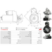 Starter Motor Fits Iveco Model DAILY III Bus 40 C 12 2.3 D