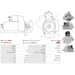 Starter Motor Fits Nissan Model NV300 Kombi (X82) 1.6 dci 120
