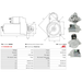 Starter Motor for BOSCH, Ref - 0001170606
