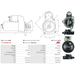 Starter Motor Fits Iveco Model 8262 12.9