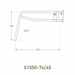 Ashtree MirrorMount FlexArm, S1550-76/45