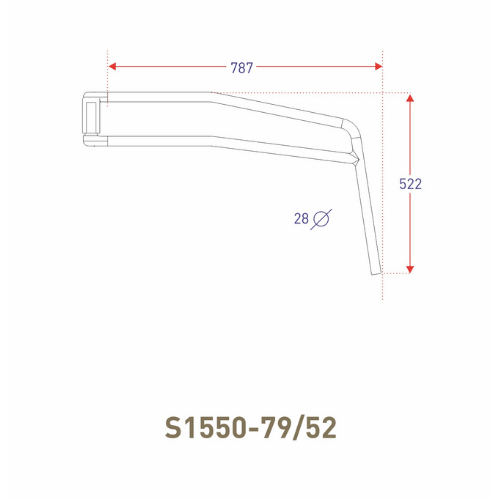 Ashtree MirrorMount FlexArm, S1550-79/52