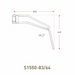 Ashtree MirrorMount FlexArm, S1550-83/64