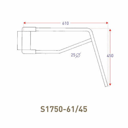 MirrorMount FlexArm, Ashtree S1750-61/45