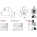 Starter Motor Fits Isuzu Model N (5th Generation) NKR 69S 1.7 CDTi