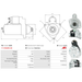 Starter Motor Fits Nissan Model CABSTAR (F22, H40)(F22) 2.3 TD