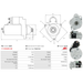 Starter Motor Fits Komatsu Model WA70A-1 RE-DEJN