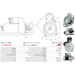 Starter Motor Fits Mercedes-Benz Model NG 1638 3.3