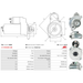 Starter Motor Fits Citroën Model BERLINGO / BERLINGO FIRST Box Body/MPV (M_) (MBDJY) 1.9 D