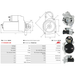 Starter Motor Fits Citroën Model AX (ZA-_) 1.3 Sport (ZAM4A)