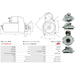 Starter Motor for DELCO, Ref - DRS0692