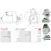 Starter Motor for VALEO, Ref - TS22E36