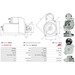Starter Motor for Ref - 12412306140