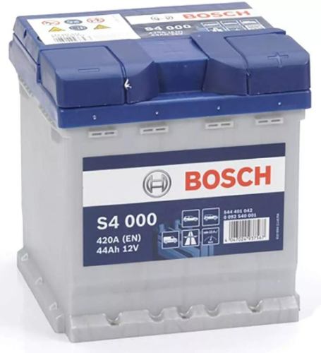 S4 000 Bosch Car Battery 12V 44Ah Type 202 - 544401042, 4 Years Warranty
